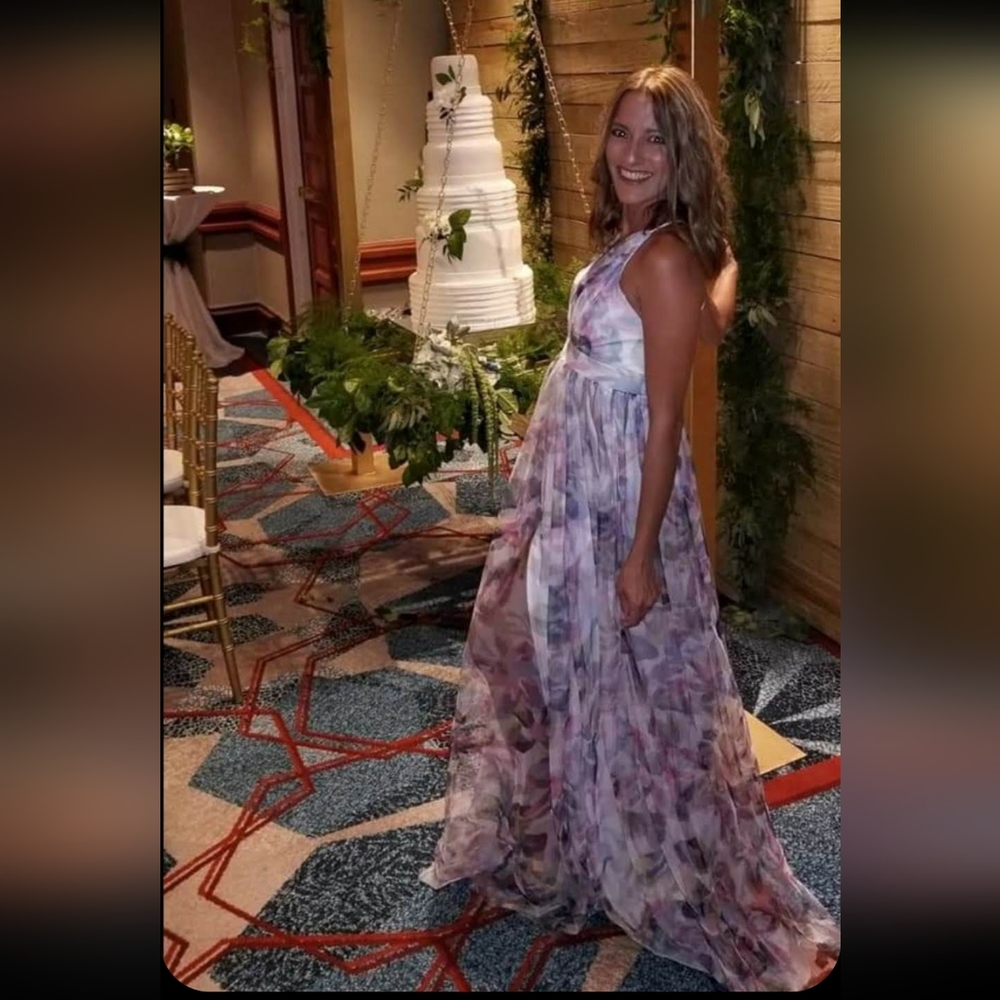 Floral night boutique dress